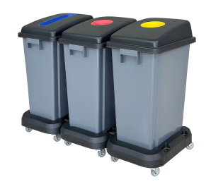 3-CLASSIFICATION BIN WITH WHEEL