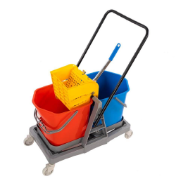 40LTR 2 BUCKET WRINGER TROLLEY