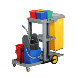 MULTIPURPOSE TROLLEY WITH WRINGER ECO